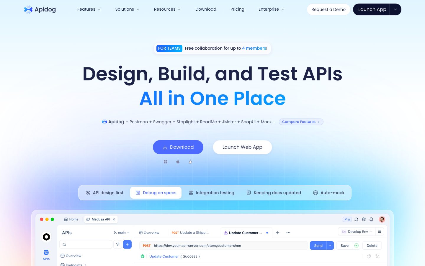 Apidog design preview