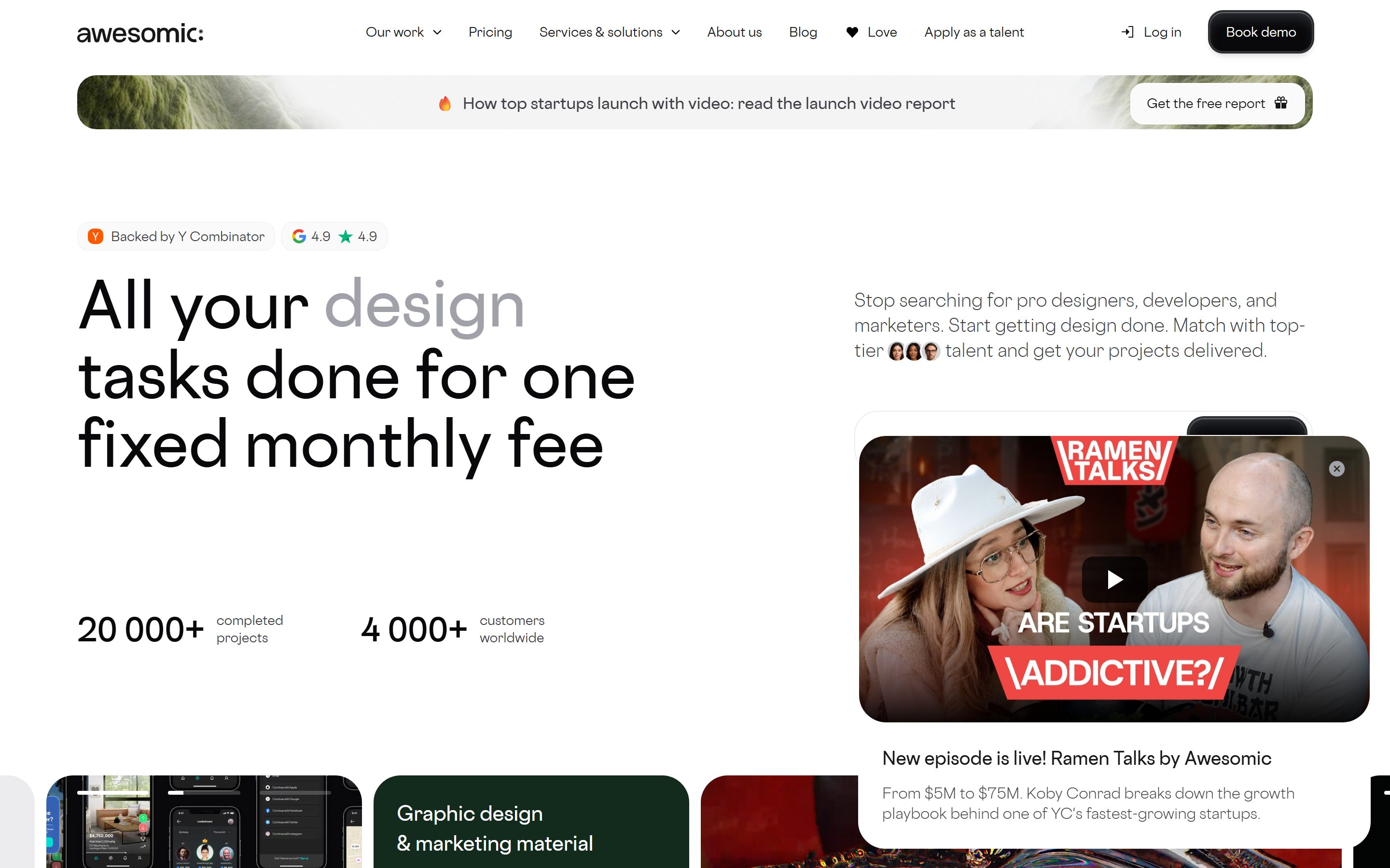 Awesomic design preview