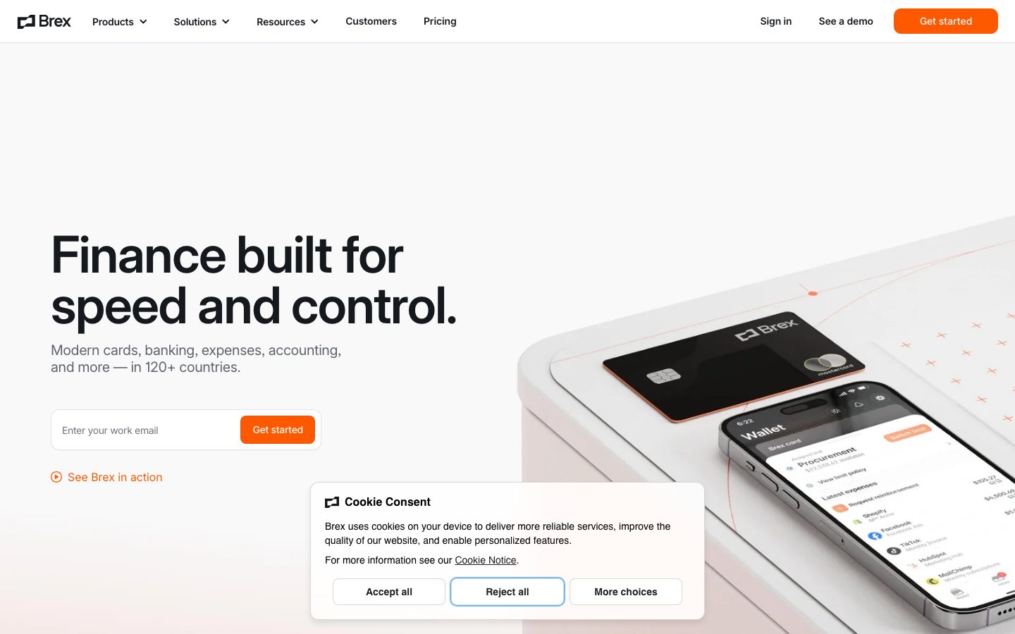 Brex design preview