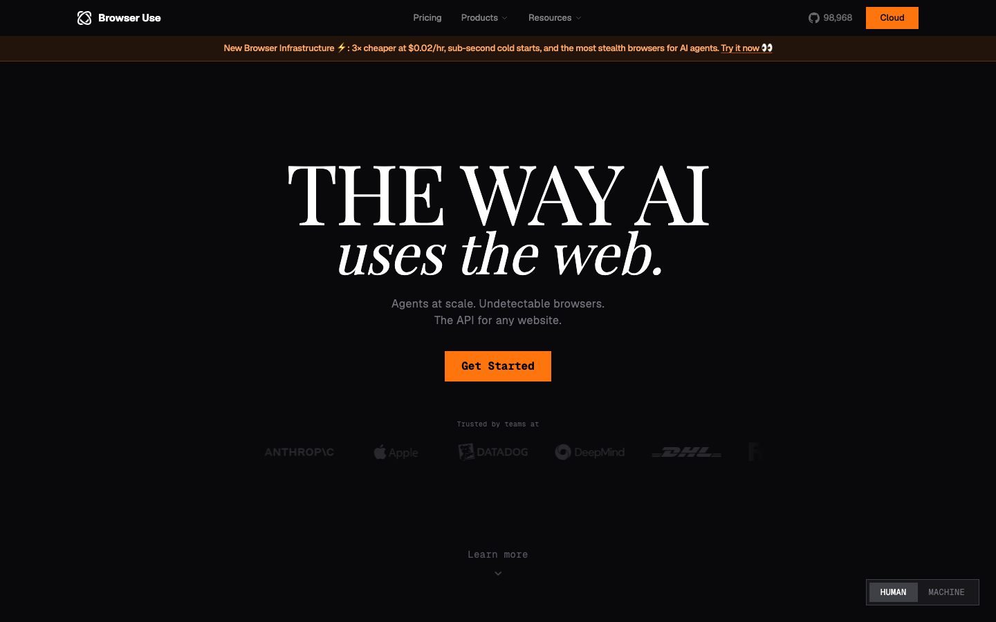 Browser-Use design preview