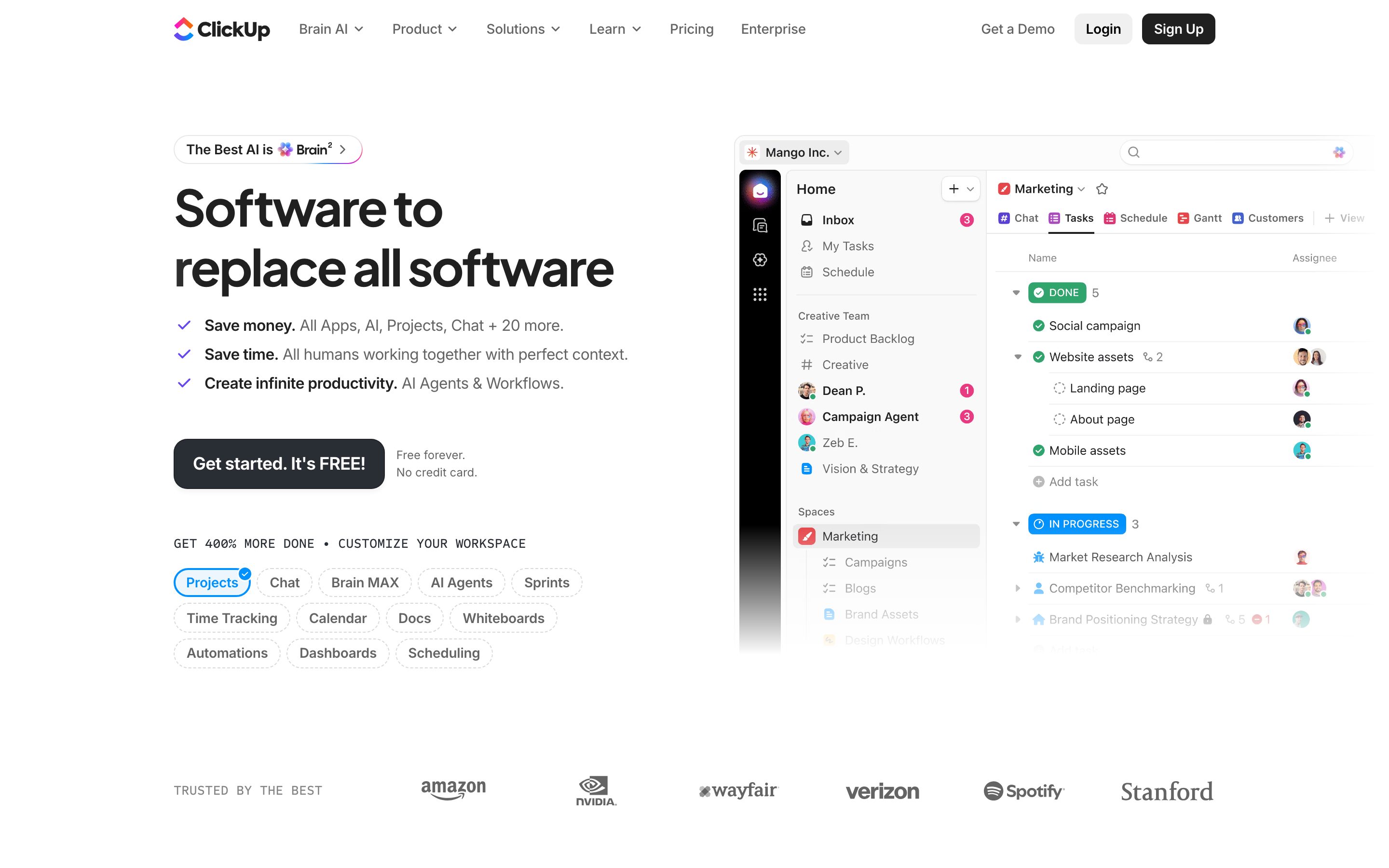 ClickUp design preview