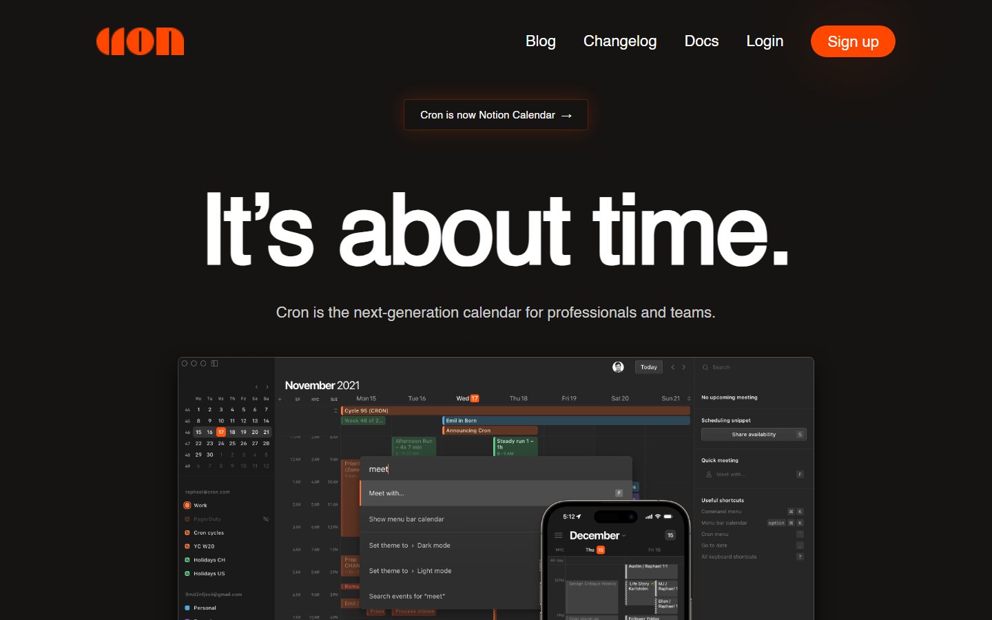 Cron design preview