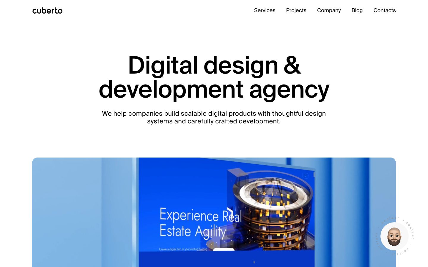 Cuberto design preview
