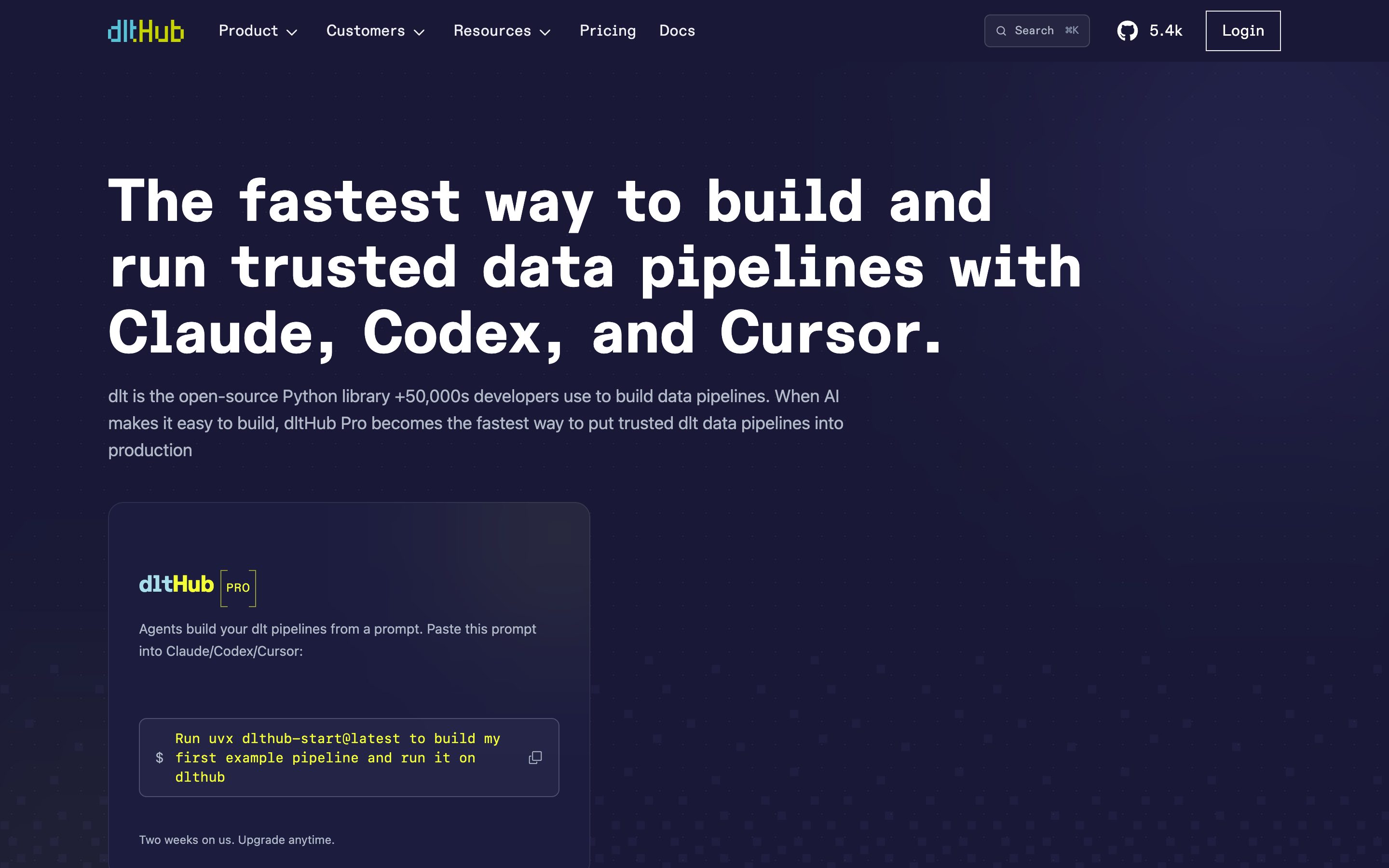 dltHub design preview
