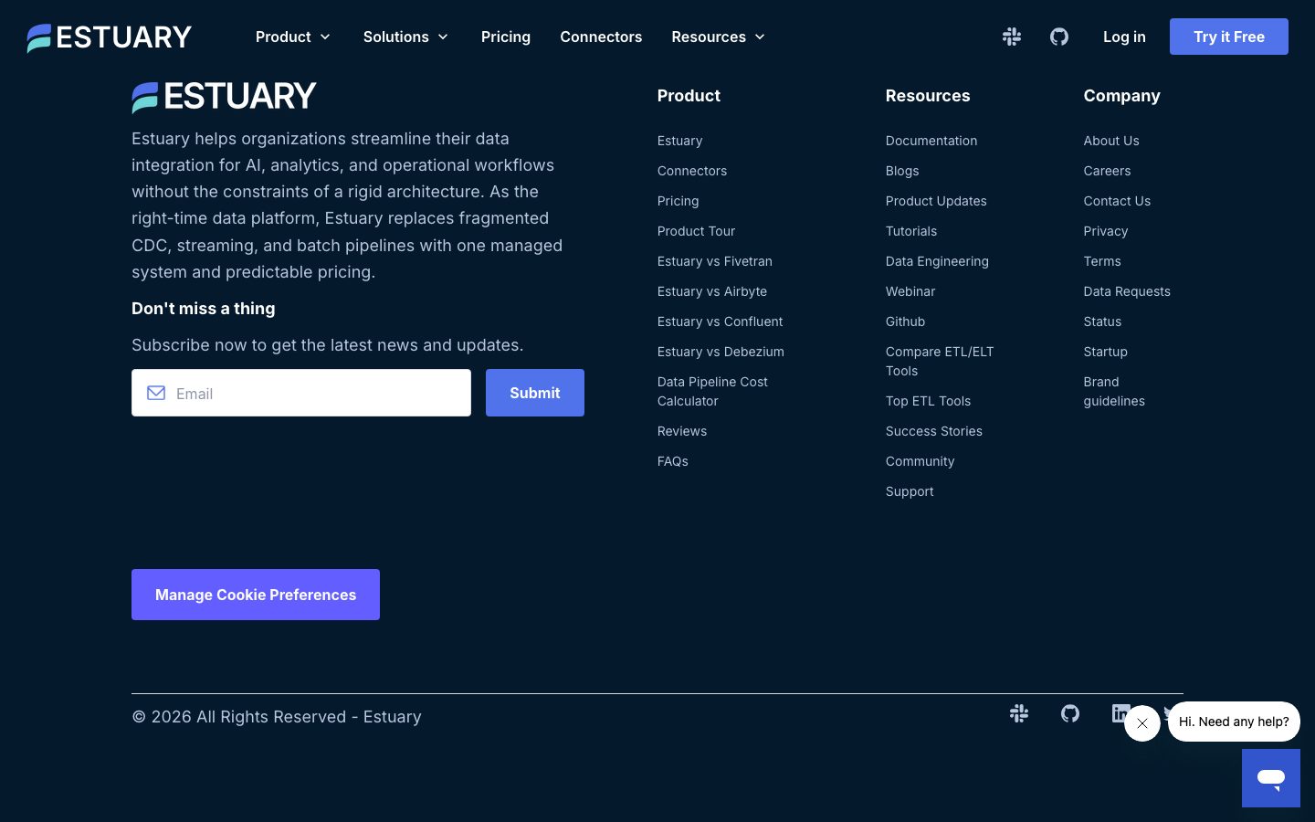 Estuary design preview
