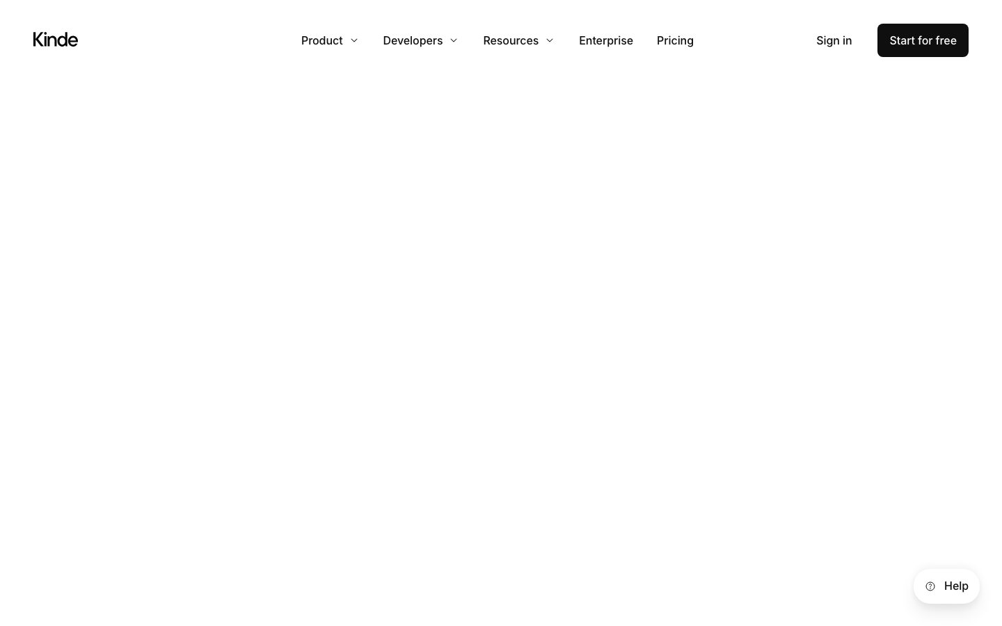 Kinde design preview