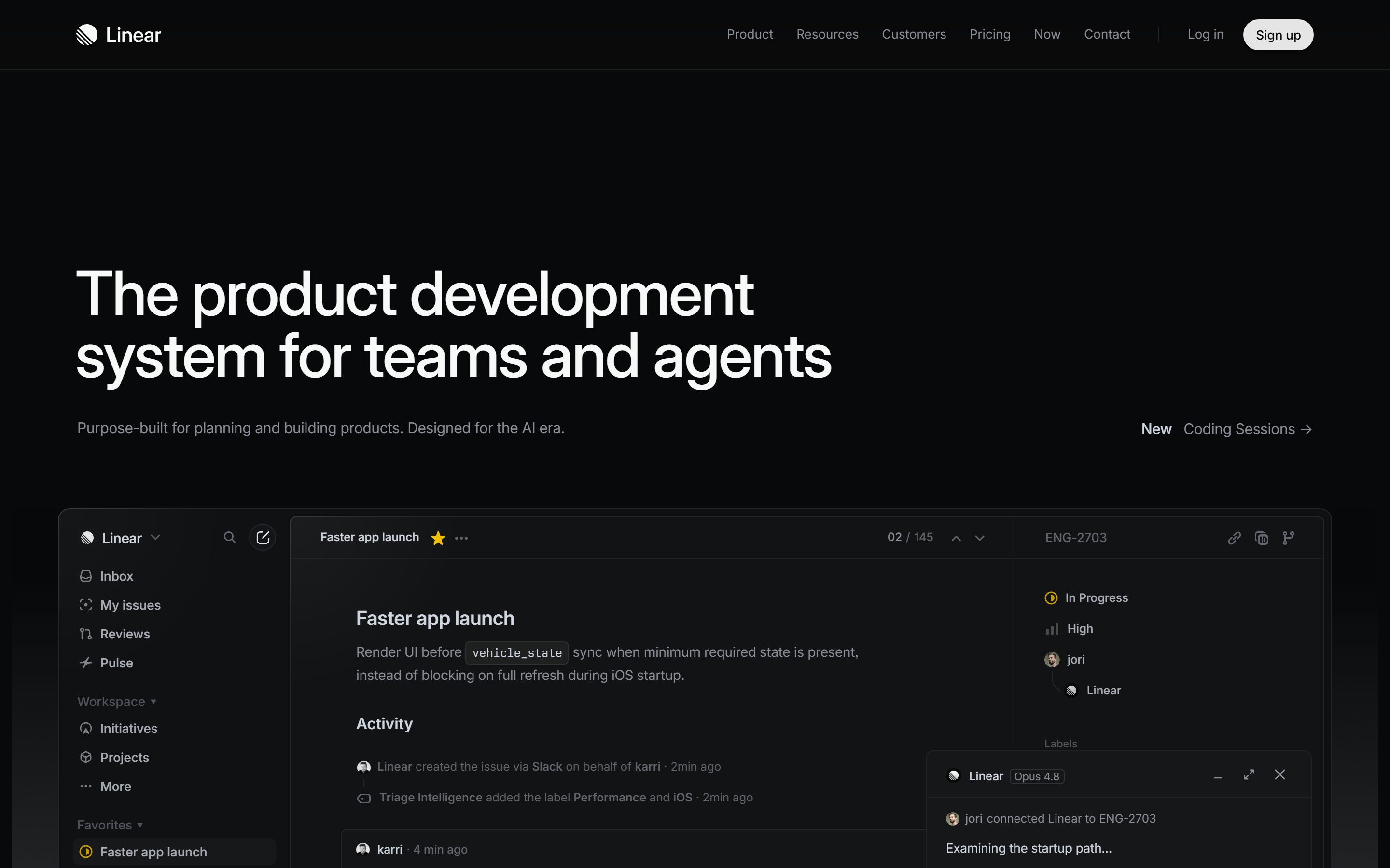 Linear design preview