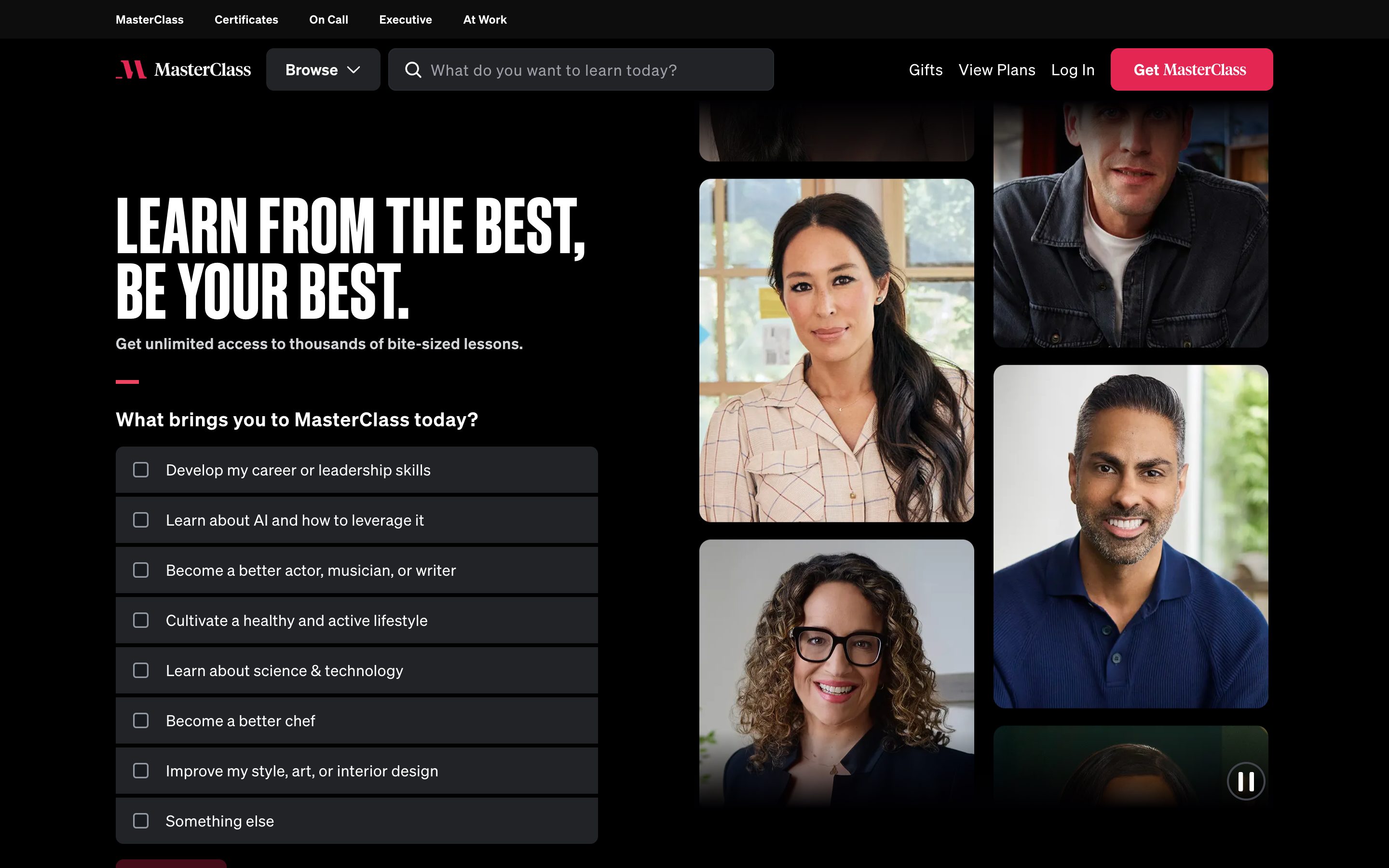 MasterClass design preview