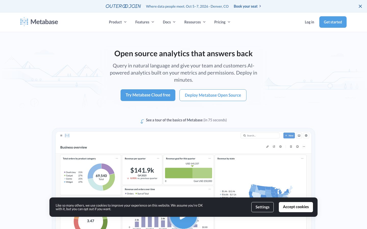 Metabase design preview