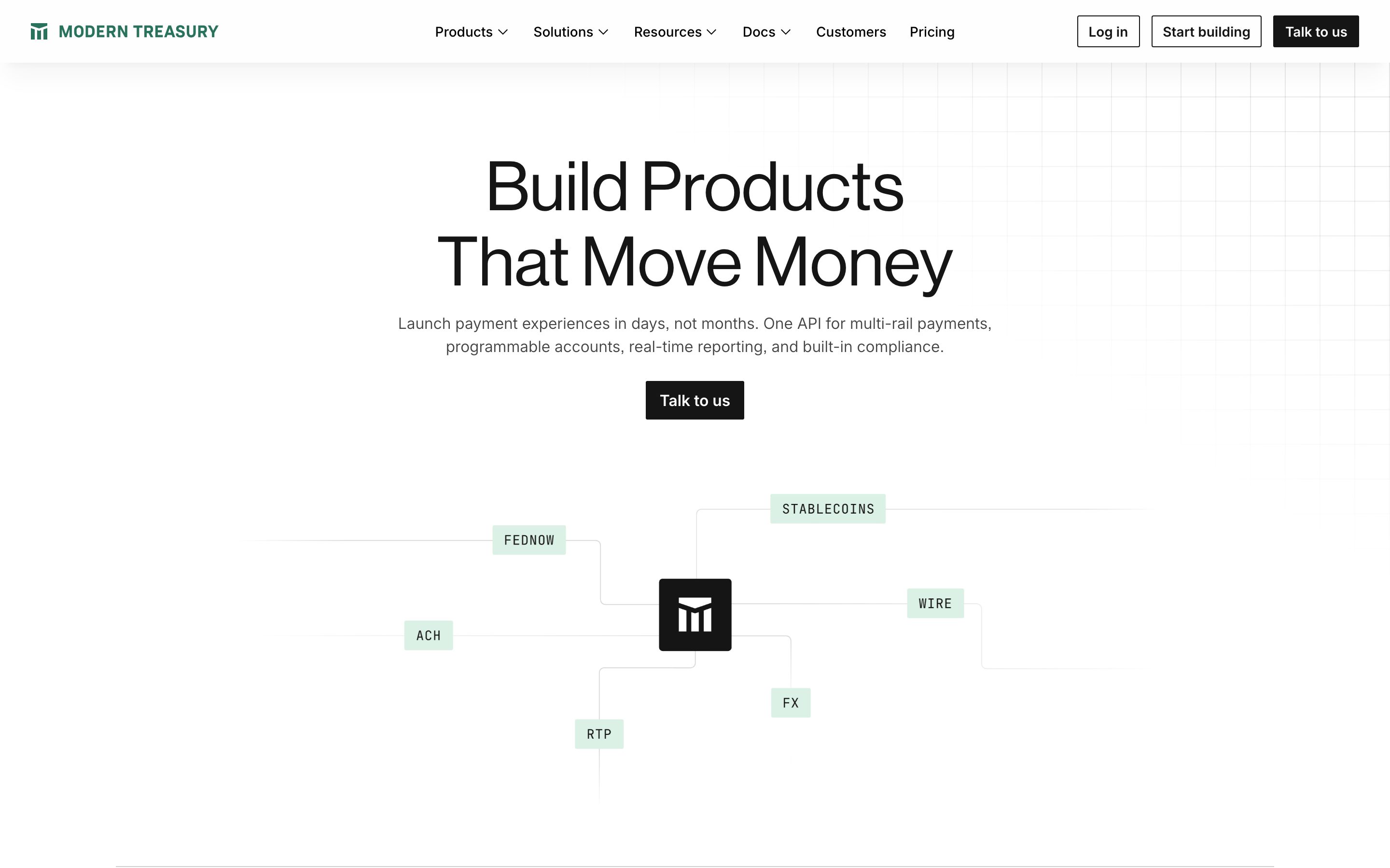 ModernTreasury design preview
