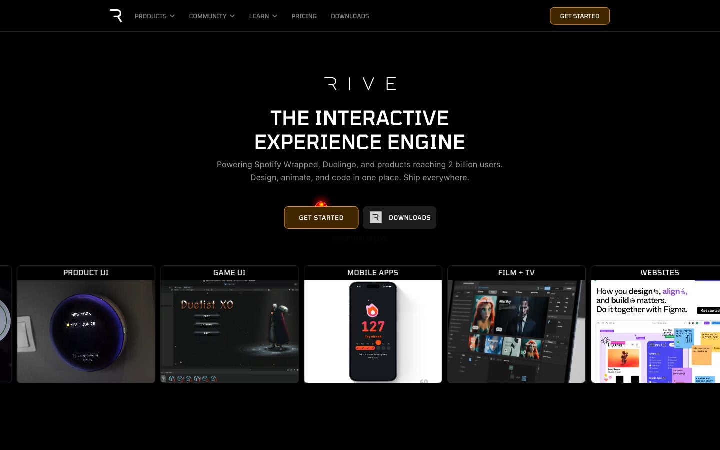 Rive design preview