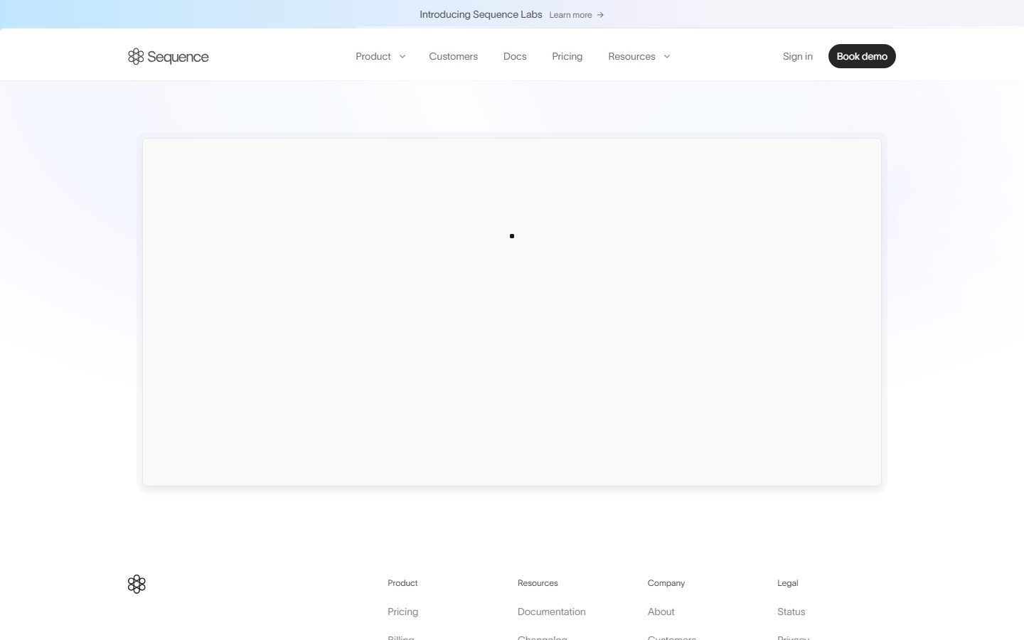 SequenceHQ design preview