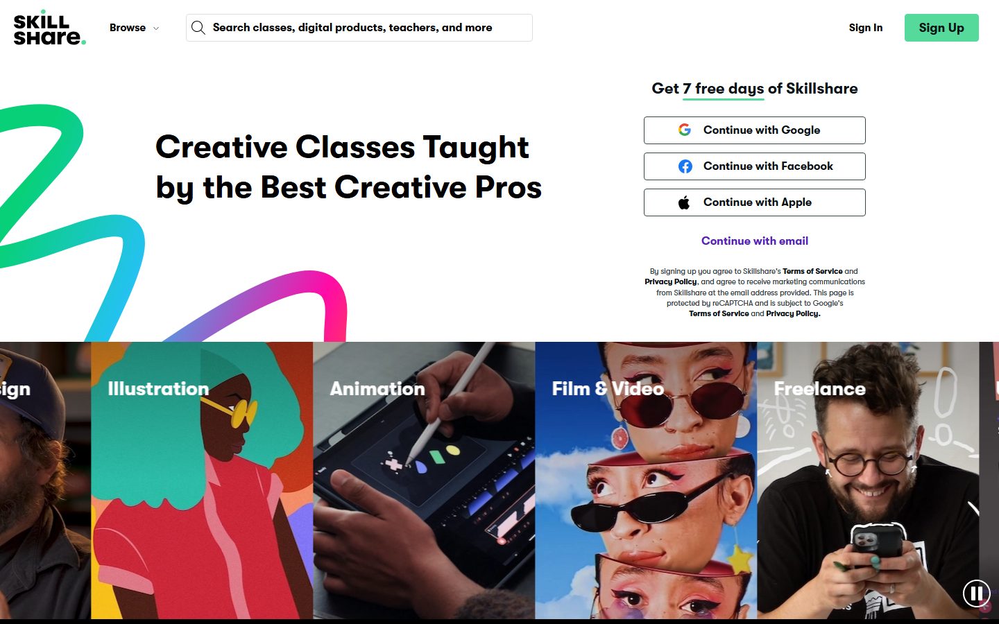 Skillshare design preview