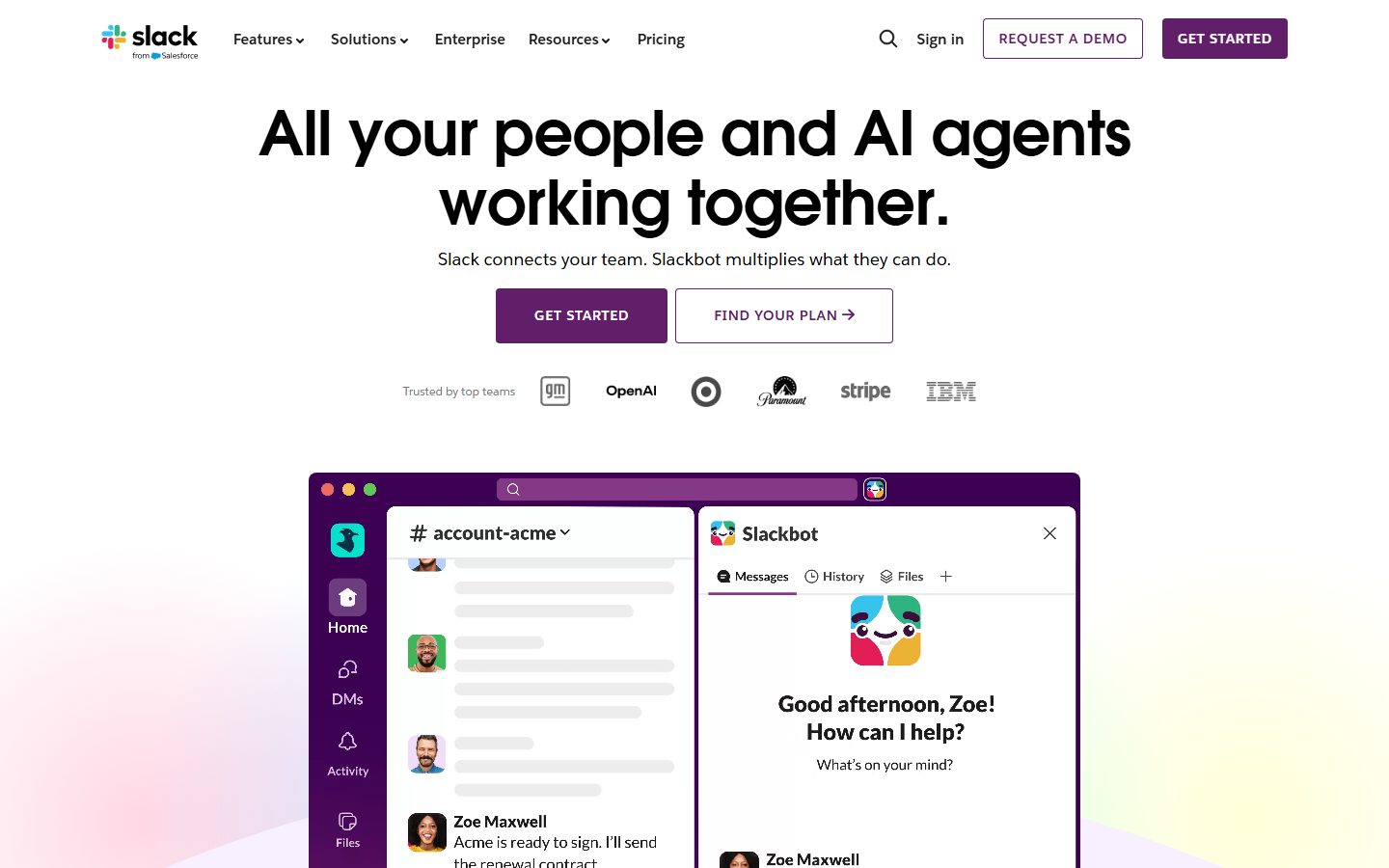 Slack design preview