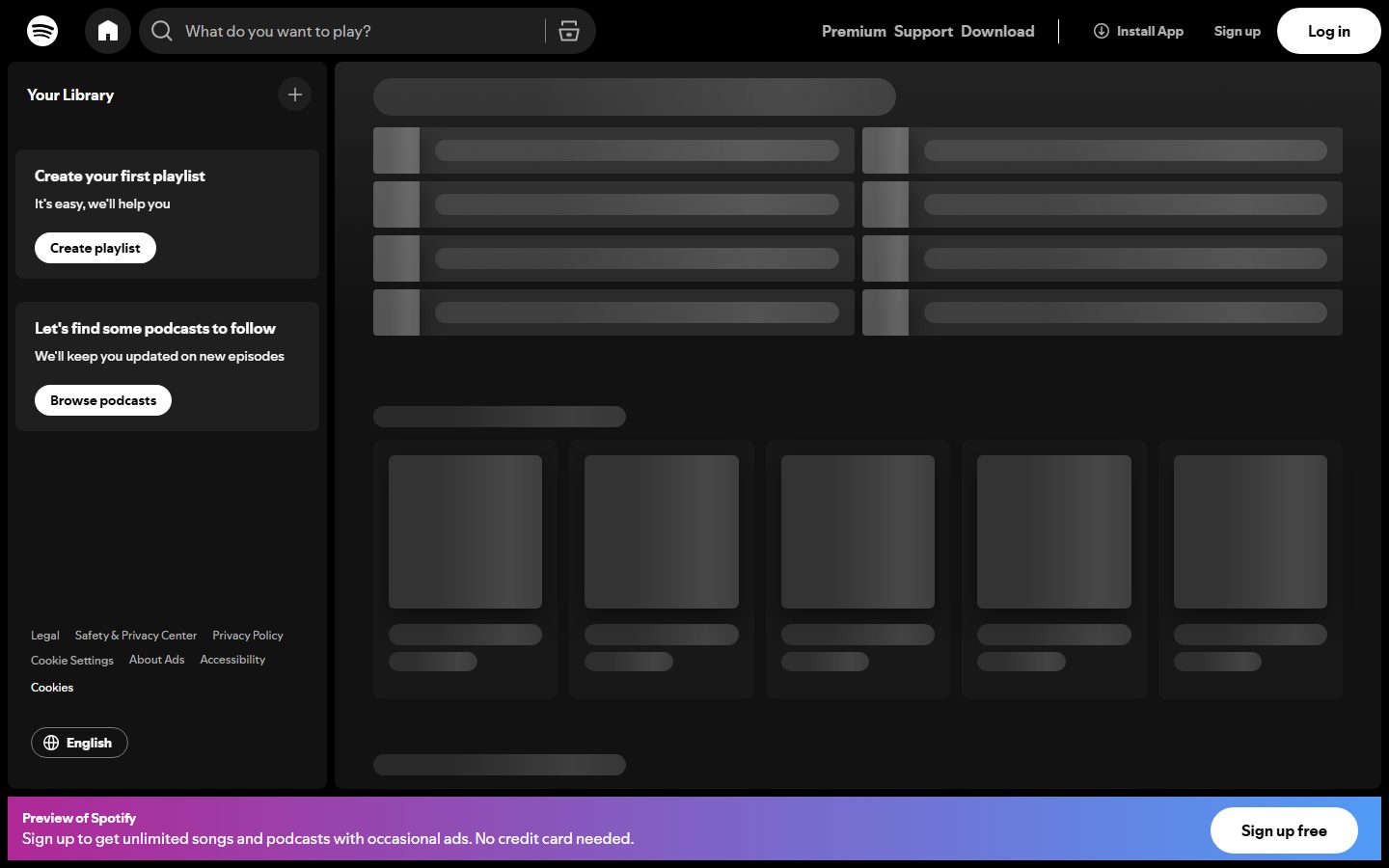 Spotify design preview