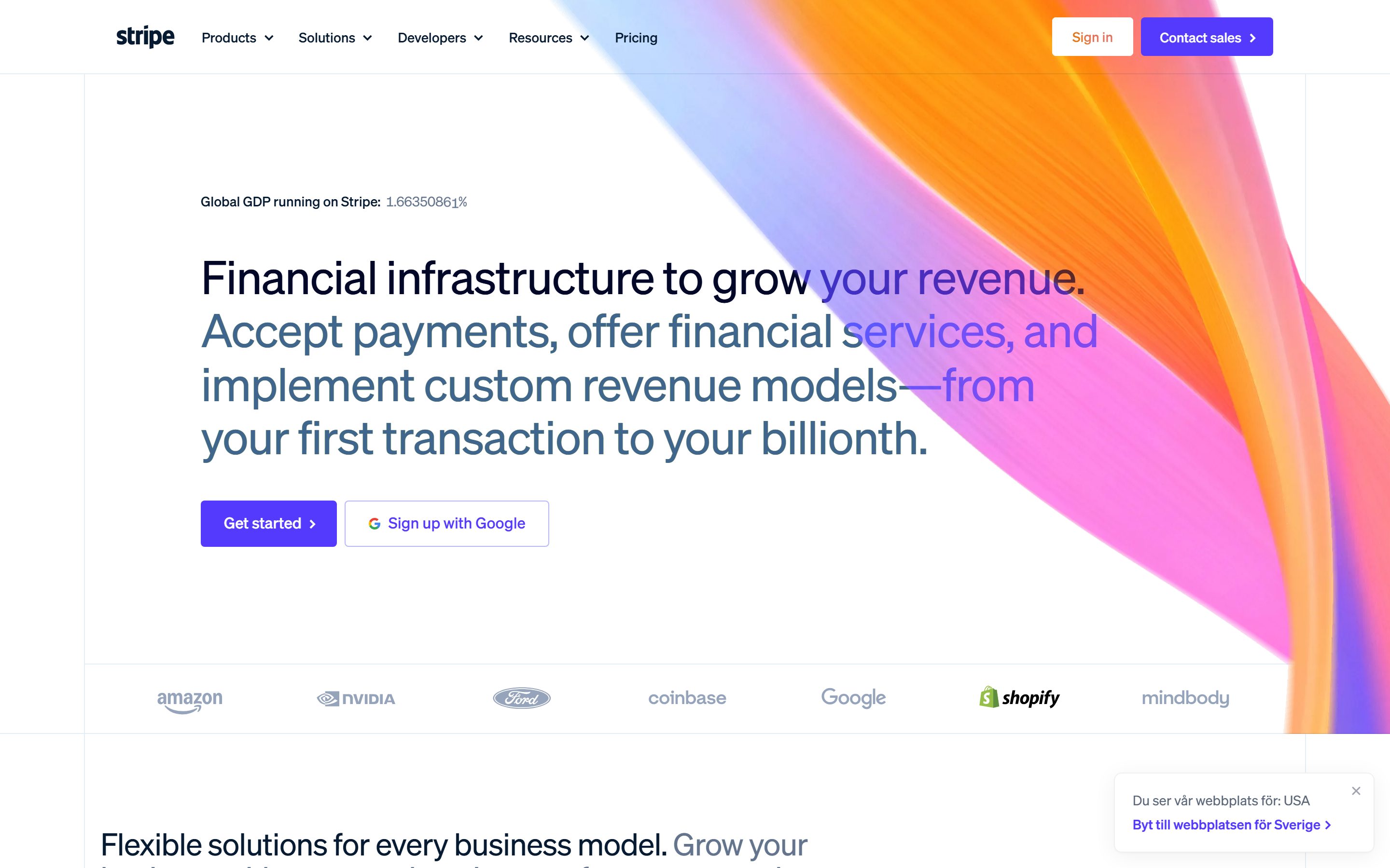Stripe design preview