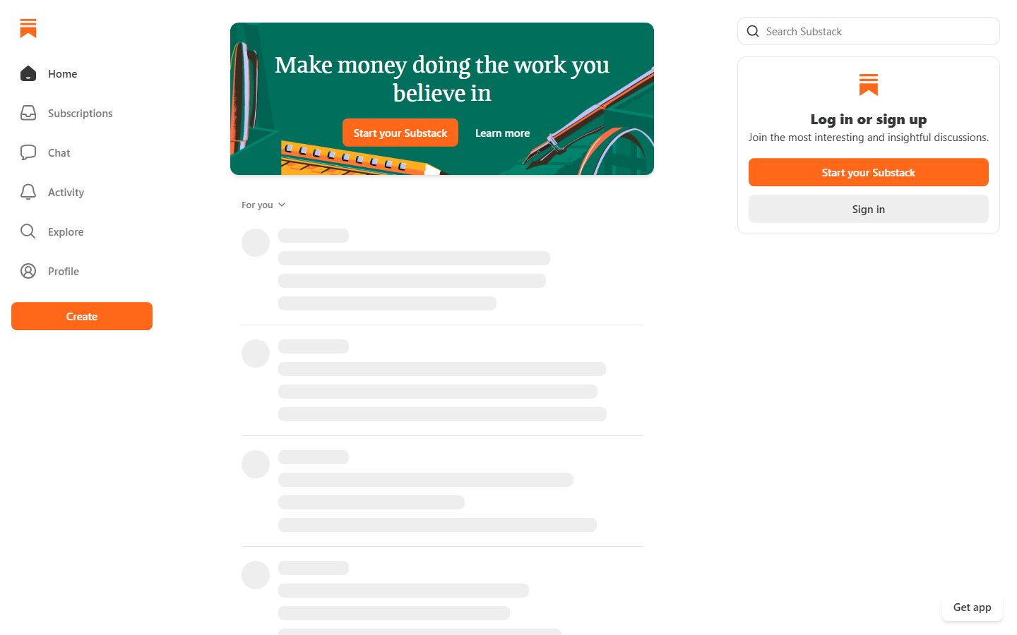 Substack design preview