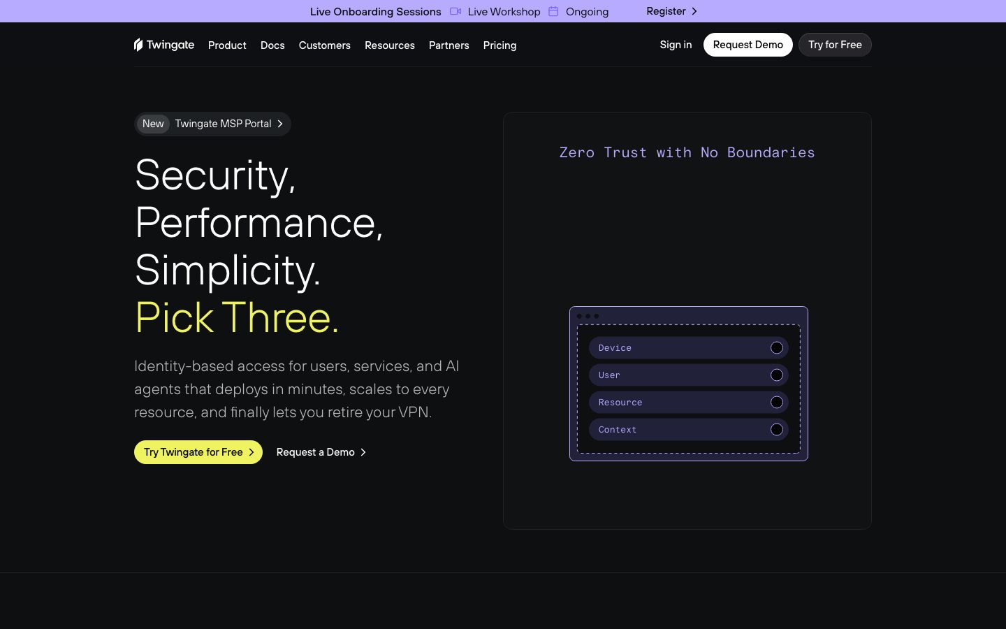Twingate design preview
