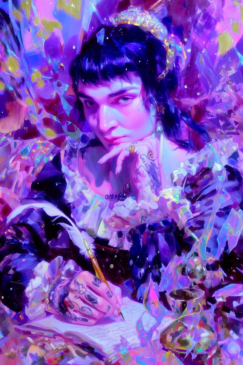 midjourney prompt preview by Empress Trash 🌈🖤